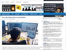 Tablet Screenshot of businessintelligenceinfo.com